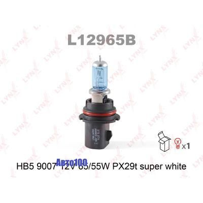 Лампа автомобильная LYNXauto, Лампа 12V HB5 65/55W PX29t LYNXauto SUPER ...