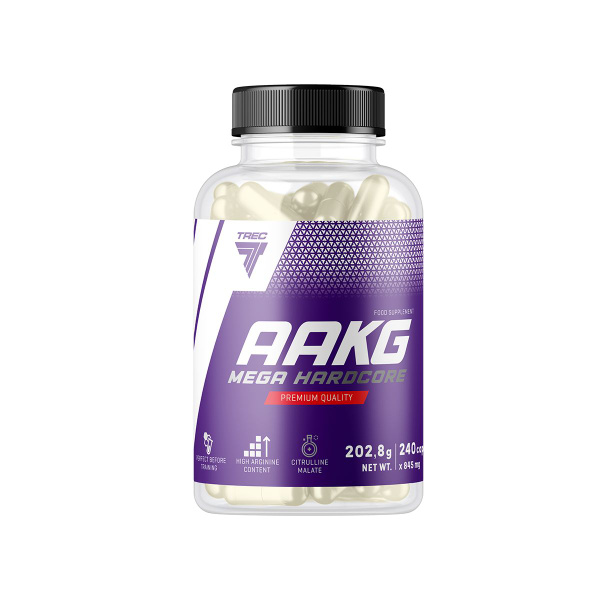 Аргинин AAKG Mega Hardcore 240 капсул Trec Nutrition, витамины для ...