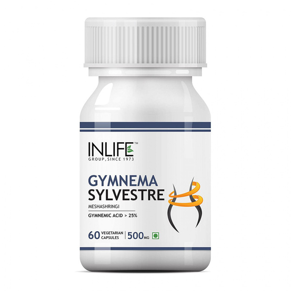 Джимнема сильвестра (60 кап, 500 мг), Gymnema Sylvestre, INLIFE ...