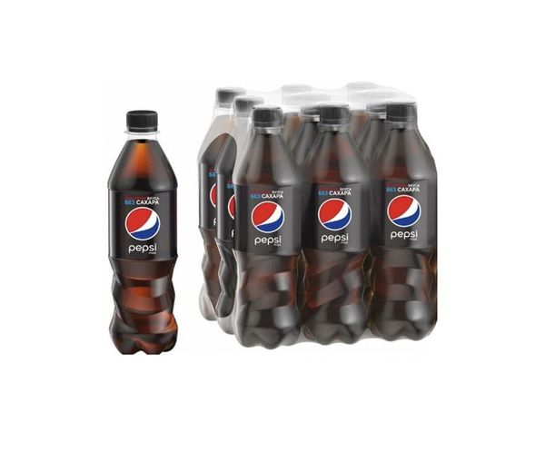 Напиток Pepsi Cola MAX (Пепси Кола Макс) без сахара 1 л 9 бутылок ...