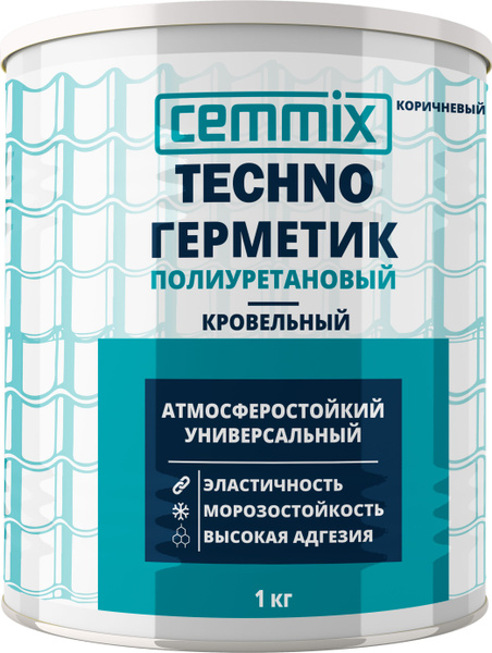Полиуретановый Герметик Cemmix, Для стен, коричневый - купить по низким ...