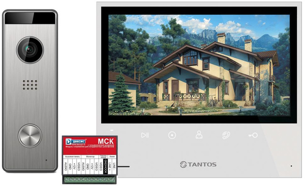 Видеодомофон Tantos Комплект видеодомофона для квартиры Selina HD M и ...