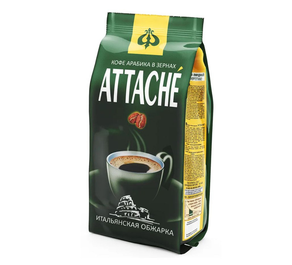 ATTACHE Кофе в зернах Итальянская обжарка, 250 г, 3 уп купить на OZON ...
