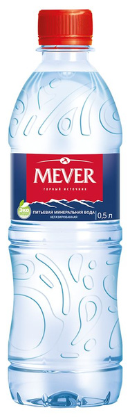 ВОДА MEVER / МЕВЕР природная минеральная столовая негазированная, ПЭТ 0 ...