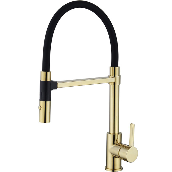 Смеситель для кухни с гибким изливом шлангом и душем Rose R133E купить ...