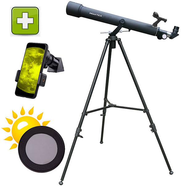 Характеристики Телескоп Praktica Antares 70/700 AZ с солнечным фильтром ...