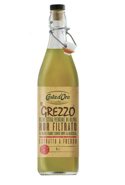 Масло оливковое нерафинированное Costa d'Oro il Grezzo Extra Vergine, 1 ...