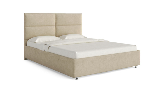 ASKONA Двуспальная кровать, ORLANDO 160х200 Тк. Sky Velvet 03, АСКОНА ...
