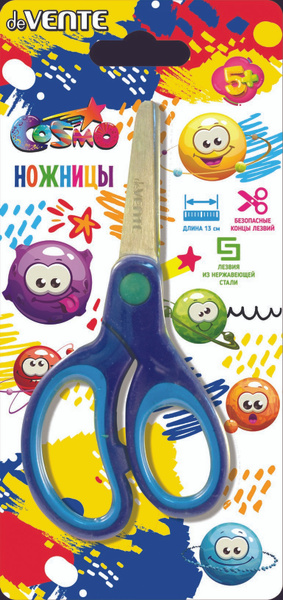 Ножницы детские "deVENTE. Cosmo" 13 см с закругленными лезвиями ...