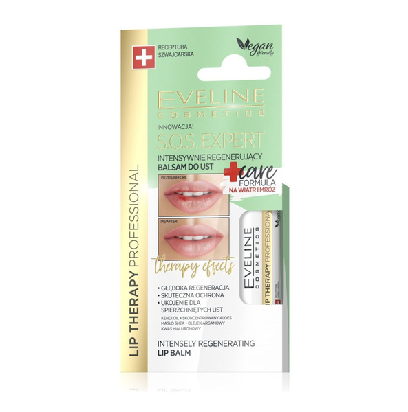 Эвелин / Eveline SOS Expert Бальзам для губ регенерирующий Lip Therapy ...