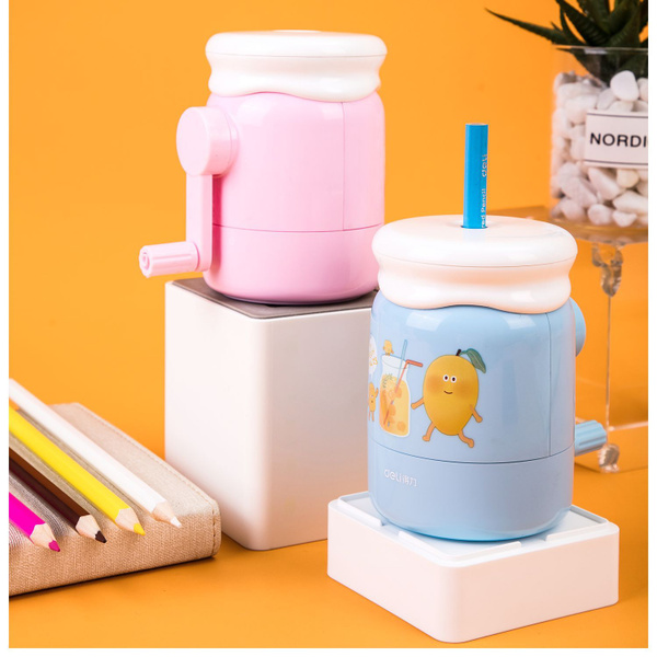 Точилка для карандашей механическая Deli Blooming, 1 отверстие, с ...