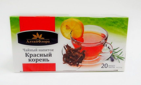 Чайный напиток АлтайФлора Красный корень Копеечник чайный, 20 пакетиков ...