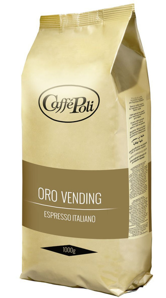 Итальянский кофе в зернах Caffe Poli Oro Vending,1кг.Произведено в ...