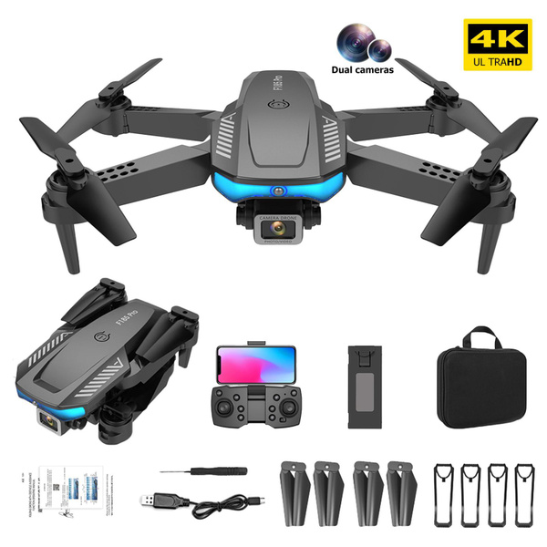 Детский игрушечный квадрокоптер F185 Pro с двумя камерами 4K HD ...