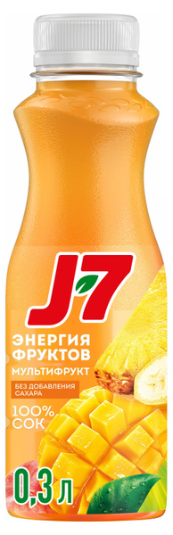 Сок J7 Мультифрукт, 300 мл - купить с доставкой по выгодным ценам в ...