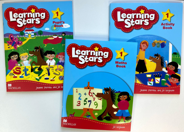 Learning Stars 1 , Pupil's book + Activiti Book + Maths book + CD ...