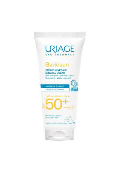 URIAGE/УРЬЯЖ Барьесан Солнцезащитный минеральный крем SPF50+,100 мл ...