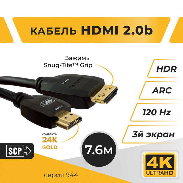 Кабель HDMI SCP 944 - купить по низкой цене в интернет-магазине OZON ...