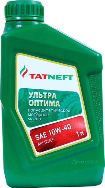 Масло моторное TATNEFT Ультра Оптима 10W-40 Полусинтетическое - купить ...