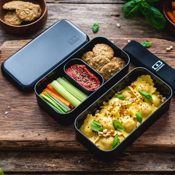 Ланч-бокс Monbento, 1000 мл, 1 шт, черный, черный матовый - купить по ...