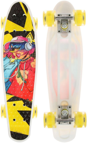 Характеристики Пенни борд "Девушка", детский скейт для начинающих, мини ...