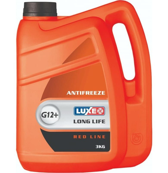Антифриз LUXE G12+ Long Life Red 3 кг красный купить по выгодной цене в ...