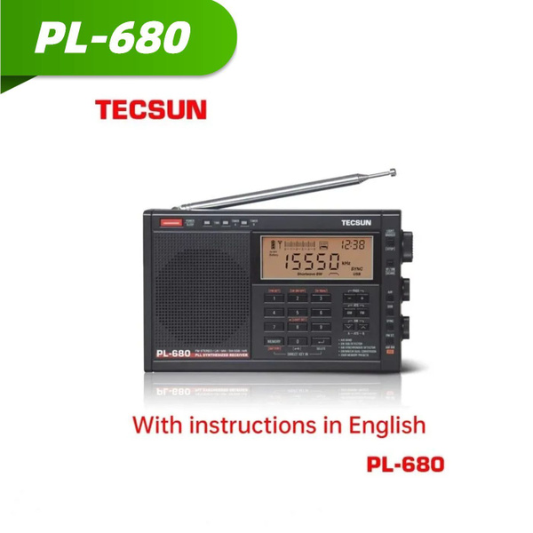 Новый портативный стереорадиоприемник Tecsun PL-680 FM/SW/MW/LW с ...