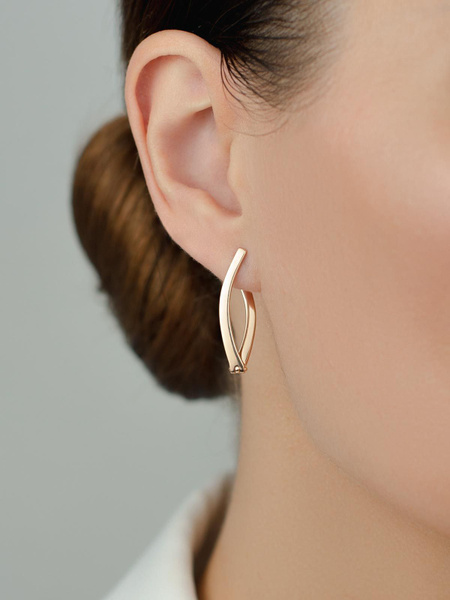 ATOLL jewelry Серьги ювелирные Золото красное 585 пробы купить на OZON ...