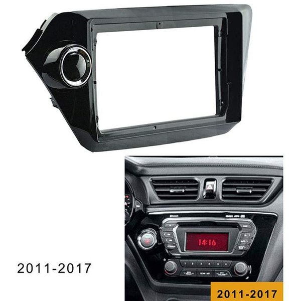 Переходная рамка Kia Rio 2011-2017, 9 дюймовШтатное место - купить в ...