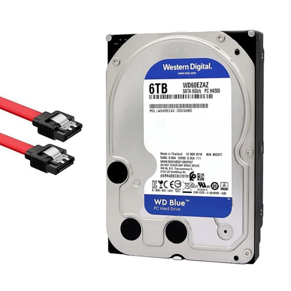 6 ТБ Внутренний жесткий диск Western Digital Blue (WD60EZAZ) - купить ...