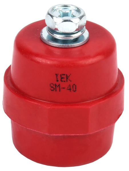 Изолятор SM40 (М8) силовой с болтом IEK, 10 шт. - купить по выгодной ...