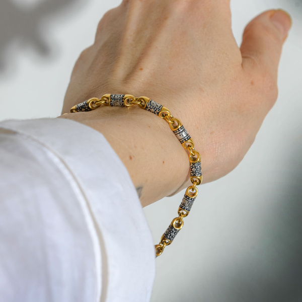 Серебро и Сталь Ювелирная мастерская Браслет Браслет Православный Спаси ...