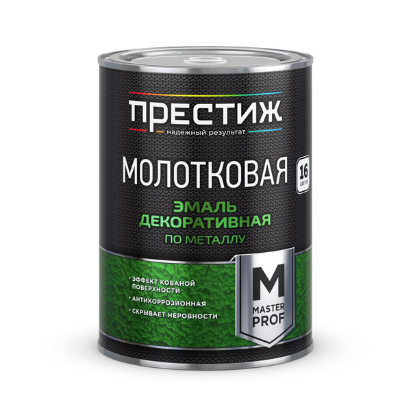 Краска Престиж молотковая Молотковая, Алкидная, Глянцевое покрытие ...