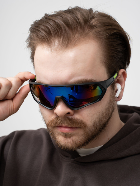 Очки солнцезащитные, спортивные очки, велоспорт, лыжи, бег, Glasses way ...