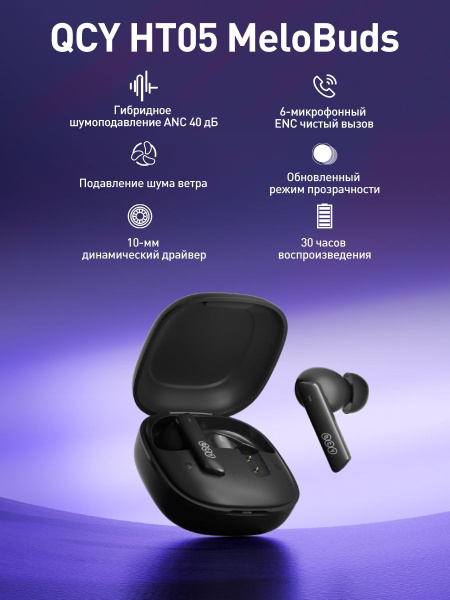 Наушники Внутриканальные QCY HT05 - купить по доступным ценам в ...