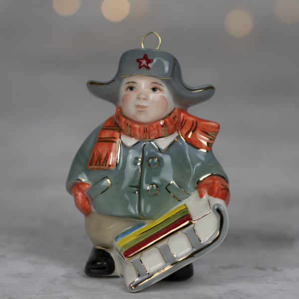 Ёлочная игрушка Фарфоровая Мануфактура, Фарфор, 6 см - купить в ...