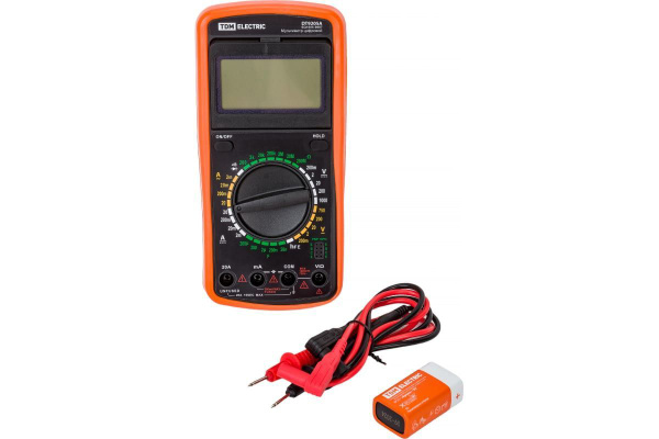 Мультиметр DT-9205A TDM цифровой ударо- пыле- защищенный серия ...