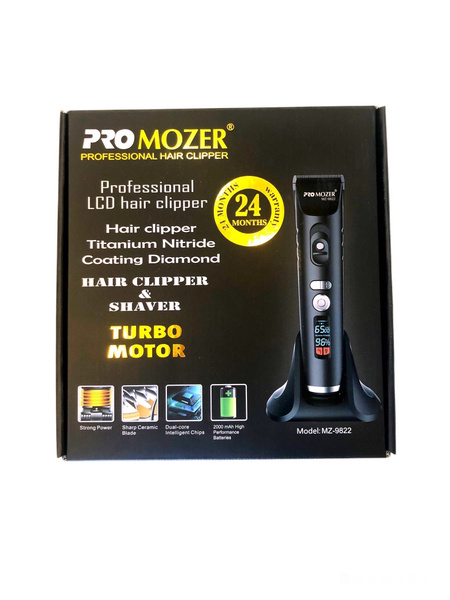 Машинка для стрижки ProMozer Mz-9822, черный - купить по выгодным ценам ...