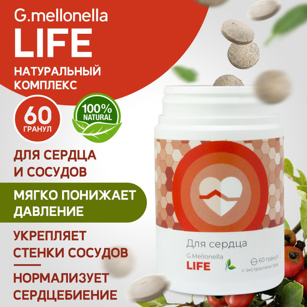 Гранулы Огневка Лайф для сердца и сосудов, от давления, от холестерина ...
