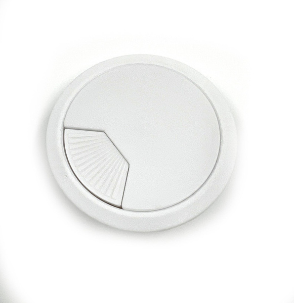 Заглушка для проводов в столешницу, Пластик, белый купить по низкой ...