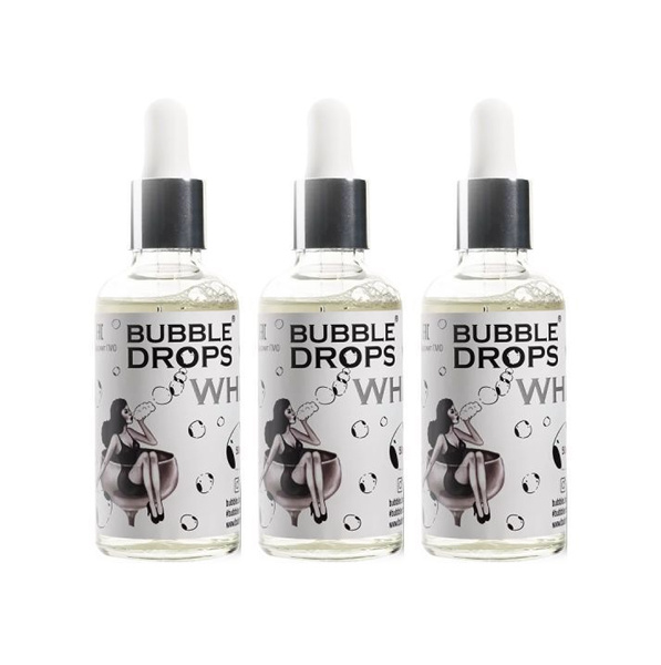 Пенообразователь для коктейлей Bubble drops/Баббл дропс White, 50 мл. 3 ...