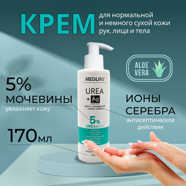 Крем для ног с мочевиной 5% MEDLINE 170 мл - купить с доставкой по ...