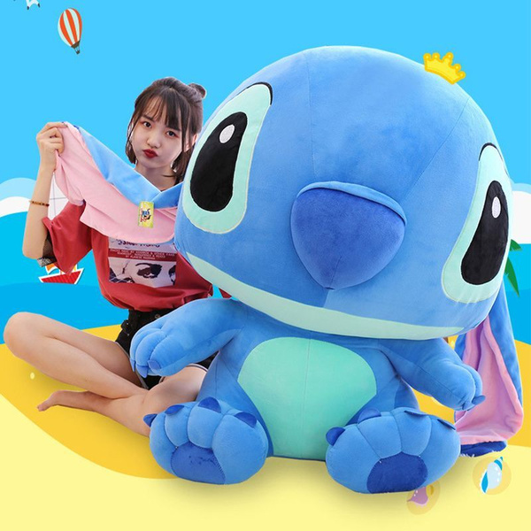 Мягкая игрушка Стич Девочка Ангел из мультфильма "Лило и Стич"/Розовая ...