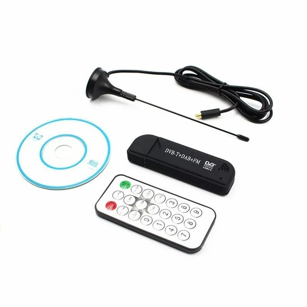 Высококачественный USB2.0 цифровой DVB-T SDR+DAB+FM ТВ-тюнер-приемник ...