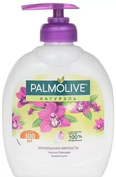 Мыло жидкое Palmolive Натурэль, Роскошная мягкость, Черная орхидея, 300 ...