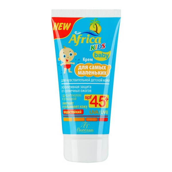 Floresan Солнцезащитный крем Africa Kids Baby SPF 45+, 50 мл - купить с ...