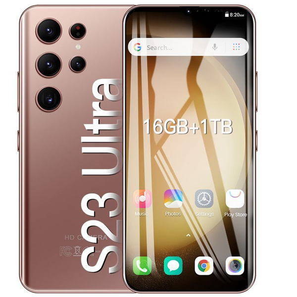 Смартфон S23 Ultra 7,3 дюйма,смартфоны телефоны Global Edition Black ...