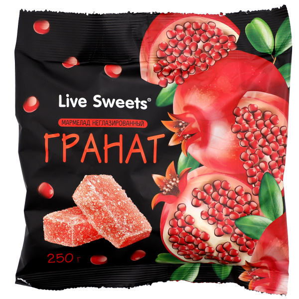 Мармелад неглазированный "Гранат" 250 г - купить с доставкой по ...