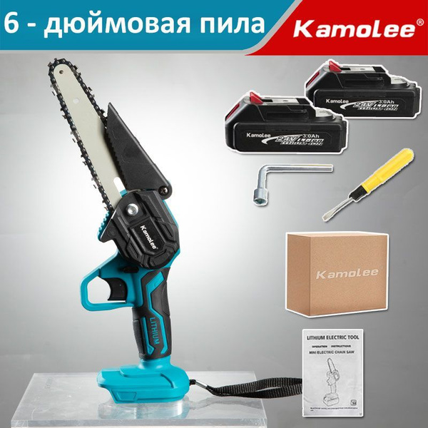 6 - дюймовая бесщеточная бензопила 24V садовый нож электрический ...