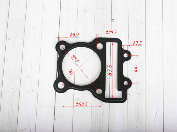Прокладка головки ГБЦ на питбайк YX/ZS 150/160 60mm - купить по низким ...